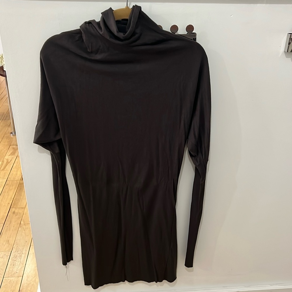 Rick Owens Wool Turtleneck Dress IT 40